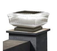 Solar Post Lights,2 Pieces Waterproof Solar Garden Lights | Energy-Efficient Lamp for Patio Balcony Driveway Pool Gate Deck Path Fence Post Porch Staircase Garden