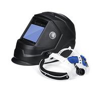 Solar Power Auto Darkening Adjustable Shade Range Welding Helmet Large View Area Arc Welders Mask