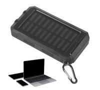 Solar Power Bank 20000mah Portable Charger Power Bank Waterproof 20000mAh Charging Powers 10W Double USB+Type-C Charging Interface For Smartphones Tablets And More