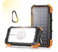 Solar Power Bank 20000mAh Wireless Charging Portable Charger