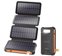 Solar Power Bank, 26800mAh Solar Portable Charger for Outdoor Camping