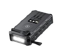 Solar Power Bank | 36000mAh Phone Charger Power Bank | Foldable Panel Charger with LED Flashlights, Built-in Cables, Wireless Charging, Portable External Battery Pack for Camping, Hiking, Fishing