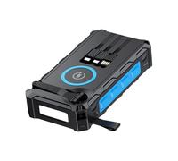 Solar Power Bank | 36000mAh Phone Charger Power Bank | Foldable Panel Charger with LED Flashlights, Built-in Cables, Wireless Charging, Portable External Battery Pack for Camping, Hiking, Fishing