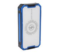 Solar Power Bank, 36800mAh Fast Wireless Portable Charger with 4 USB Output, Type C, Micro Input, 36 LEDs for Outdoor Camping, Built-in Security for Cell Phone Charging