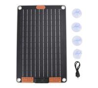 Solar Power Bank - 5V/2A Solar Phone Charger | Multi-Device Charger Station, Waterproof Outdoor Electricity Power, Charging Supply for Cell Phones, Tablets, Flashlights, Radios