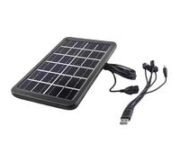 Solar Power Bank | 6 Volt 3W Portable Charger Power Bank | Solar Camping Accessories | Multi-Purpose Uses | Dependable | 23.6x14.3x1.8cm | For RV Boat Backpacking Hiking Car Outdoor