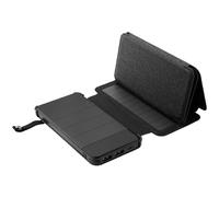 Solar power bank 8000 mAh (29,6 Wh), panel 6 W, 2x USB 2 A, splash-resistant