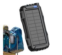 Solar Power Bank | Compact Power Bank Solar Charging - Fast-Charging Lightweight 42800Mah Camping Accessories for Supply Devices Monitor Travel Outdoor Security Camera Phone Computer