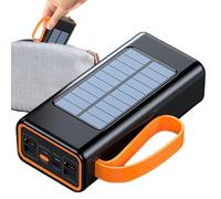 Solar Power Bank Fast Charge Solar Charger | Mobile Phone Portable Battery, Long Life Mobile Power, High Capacity Backup Battery for Outdoor Camping