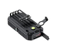 Solar Power Bank - High Capacity Battery Charger, Portable Cell Pack | Lightweight Hand Crank Power Source, Backup Flashlight Charging Supply for Home Hiking Travel and Camping Survival