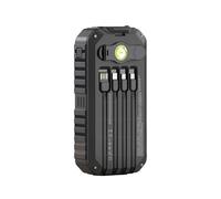 Solar Power Bank, Phone Charger | Multiple Lighting Options, Efficient Hand Crank Power 20000mAh External Battery Pack of SOS Spobe Flashlights for Home