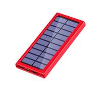 Solar Power Bank, Portable Mobile Phone Charger, 10000 mAh External Battery Power Bank Portable for Outdoor Hiking Travel Camping