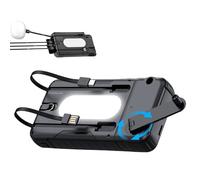 Solar Power Bank - Shockproof Solar Flashlight, Rapid Energy Hand Crank Electric Charger Power Bank | Powers Saving Solarbank For Phones Camping Hiking Travel Fishing Backpacking Smartphone Tablet