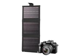 Solar Power Bank - Solar Panel Charger | Foldable Cell phone Solars Charger | Waterproof Foldable for Camping Hiking and Outdoor Activities | Charging Device Portable for Smartphones Computers