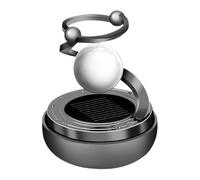 Solar Power Car Air Freshener, Star Ball Design Rotating Perfume Holder, 360° Adjustable Aromatherapy Diffuser, Car Scent Diffuser for Home, Office, and Vehicle Interior Solar Dashboard Ornament