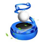 Solar Power Car Air Freshener, Star Ball Design Rotating Perfume Holder, 360° Adjustable Aromatherapy Diffuser, Car Scent Diffuser for Home, Office, and Vehicle Interior Solar Dashboard Ornament