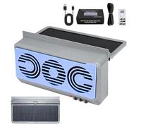 Solar Power Car Fan - Solar Power Exhaust Fan Car Accessories,Air Purifier Vehicle Accessories Ventilator for Automotive Truck Sedan SUV Travel Summer Winter