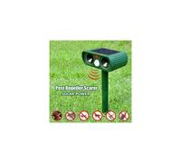 Solar Power Cat Repellent Scarer Ultrasonic & Sound Deterrent
