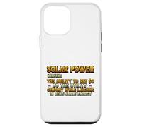 Solar Power Funny Noun Definition Renewable Energy Case for iPhone 12 mini