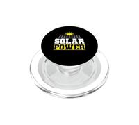 Solar Power Funny Renewable Energy Installer Engineer PopSockets PopGrip for MagSafe