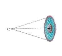 Solar Power Garden Fountain Bird Feeder Hanging Design For Outdoor Use ABS Squirrels Friendly Water Source Weather Resistant ABS Bird Bath And Feeder