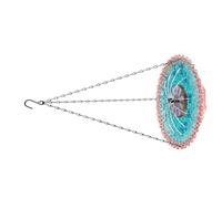 Solar Power Garden Fountain Bird Feeder Hanging Design For Outdoor Use ABS Squirrels Friendly Water Source Hanging Bird Bath With Gentle Water Flowing