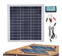 Solar Power Kit,Solar Trickle Charger | Charging Kit with Controller for Truck Trailer Motorcycle Tractor Snowmobile Automotive Boat RV