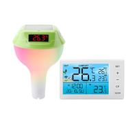 Solar Power LED Pool Thermometers With Color Changing Light And Digital Temperature Display For Outdoor Indoor Pools LED Pool Thermometers