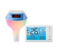 Solar Power LED Pool Thermometers With Color Changing Light And Digital Temperature Display For Outdoor Indoor Pools Solar Pool