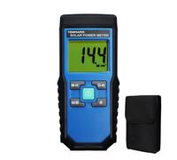 Solar Power Meter, Digital Solar Irradiance Meter Solar Energy Meter, Handheld Solar Power Meter with 2000 W/m2, 634 BTU / (ft2 · h) Measuring Range and MAX/MIN/Data Hold Function