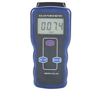 Solar Power Meter Digital Sunlight Radiation Tester with 4-1/2 LCD Display for Energy Research