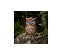 Solar Power Owl LED Garden Ornament Blinkin' Lights Outdoor 1020042MO