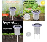 Solar Power Plant Soil Analyzers Humidity Temperature Sensors with Historical Trend Alerts Gardening Assistant Solar Power Plant Health