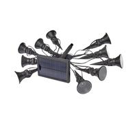Solar Power Rock Spotlight Decorative LED Stone Effect Outdoor Garden Light x 4