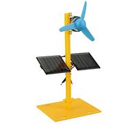Solar Power Science Kit DIY Mini Motor Fan Educational Model for Kids Learning (As shown, One Size)