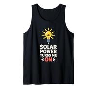 Solar Power Turns Me On Funny Clean Solar Energy Tank Top