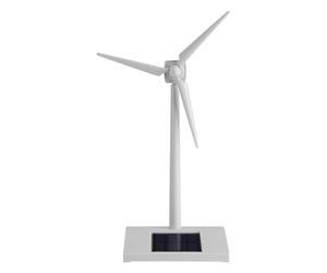 Solar Power Windmill - 14x9x26cm Solar Wind Toy, Desktop Decoration Teaching Tool, Renewable Energy Learning Kit | Children School Classroom Lawn Yard Patio Science Experiment Educational Fun Gift