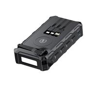 Solar Powerbank, Hand Crank Charger, Built-In LED Light, SOS Alarm Function, Waterproof Emergencies Power Bank with Compass for Outdoor Use by Women, Men, Survival 6.54x3.35x1.38in
