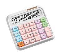 Solar Powered 12 Digit Flexible Calculator Wear-Resistant Control Portable Design Financial Work School Lightweight Calculator