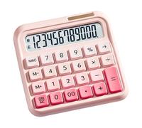 Solar Powered 12 Digit Flexible Calculator Wear-Resistant Control Portable Design Financial Work School Lightweight Calculator