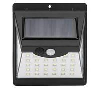 Solar-Powered 40LED Solar Wall Light, Waterproof Wall Lamp, Black Garden Front Door for Outdoor Yard