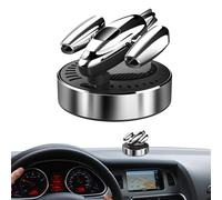 Solar Powered Air Freshener Car - Aromatherapy Ornaments Plane,Solar Powered Rotating Freshener Odor Neutralizer for Vehicle Interior Home Room Bathroom