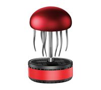 Solar Powered Air Freshener Car - Jellyfish Shape Solar Energy Auto Rotating Diffuser - Odor Eliminator Fragrance Decoration for City Parking Camping Long Road Trips Urban Driving Beach Weekend Getawa