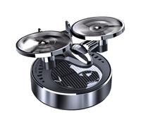 Solar Powered Air Freshener - Rotating Airplane Diffuser, Decorative Vehicle Scent, Energy Powered Fragrance Dispenser, Compact Dashboard Ornament | Creative Solar Car Perfume For In