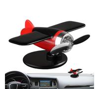 Solar Powered Aircraft Model - Rotating Aircraft Model Car Dashboard,Sun Operated Dashboard Figure for Tabletop Desktop Home Shelf Desk Indoor