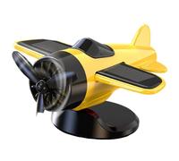 Solar Powered Airplane for Car - Car Ornaments for Dashboard,Drifting Model Rotating Racing Decoration Toy for Collectible Vehicles Driver Kids Men