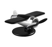 Solar Powered Airplane Model | Rotating Airplane Model for Car Dashboard | Sun Powered Car Decorations for Saloon, Truck and Van