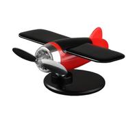 Solar Powered Airplane Model, Solar Powered Rotating Helicopter Car Accessories | Sun-Powered Car Decorations for Saloon, Truck and Van