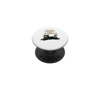 Solar Powered And Unbothered Relaxed Cat PopSockets Adhesive PopGrip