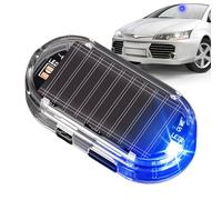Solar Powered Anti-Theft Car Light - LED Flashing Security Lamp | ABS Material, Night Flash Simulation, Double-Sided Tape Installation for Cars Trucks Vehicles Automotive Theft Prevention Safety